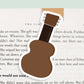 Guitar Magnetic Bookmark (Jumbo)