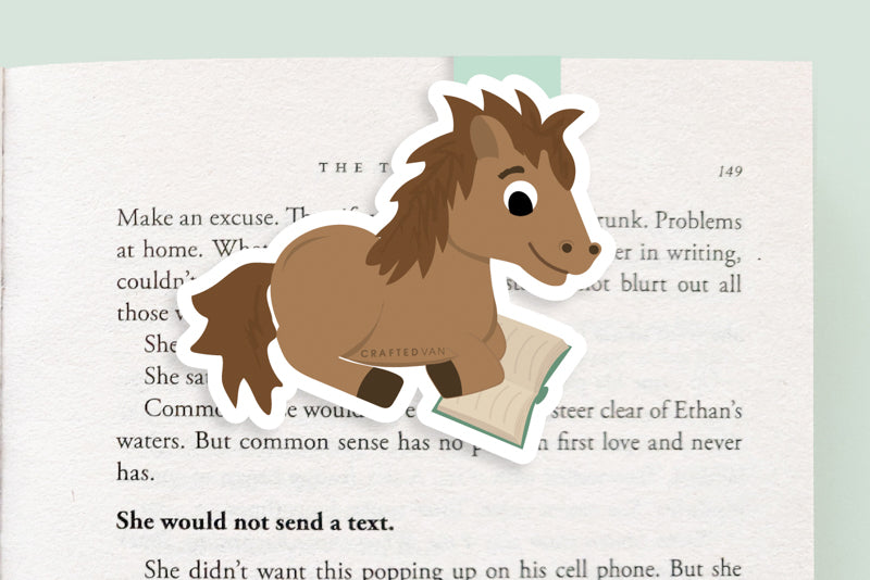 Horse Magnetic Bookmark (Jumbo)