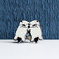 Otters Holding Hands Enamel Pin