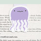 Jellyfish Magnetic Bookmark (Jumbo)