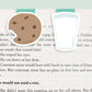 Milk and Cookie Magnetic Bookmarks (Mini 2 Pack)