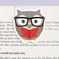 Owl Magnetic Bookmark (Jumbo)