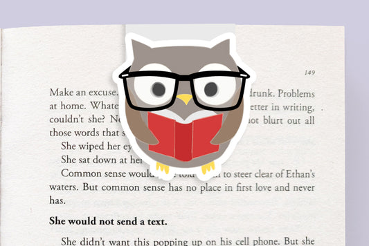 Owl Magnetic Bookmark (Jumbo)