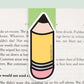 School Pencil Magnetic Bookmark (Jumbo)