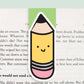 School Pencil Magnetic Bookmark (Jumbo)