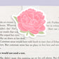 Peony Flower Magnetic Bookmark (Jumbo)