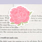 Peony Flower Magnetic Bookmark (Jumbo)