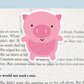 Pig Magnetic Bookmark (Jumbo)