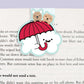 It's Raining Cats and Dogs Magnetic Bookmark (Jumbo)