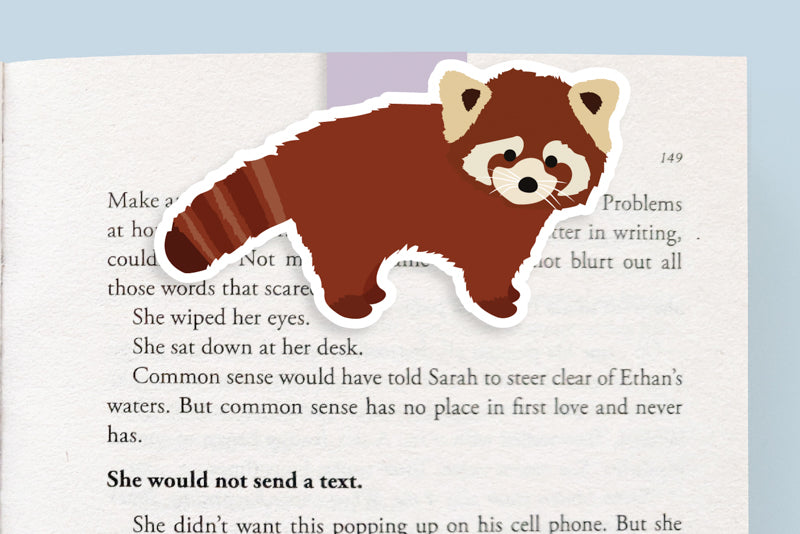 Red Panda Magnetic Bookmark (Jumbo)