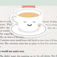 Tea Cup Magnetic Bookmark (Jumbo)