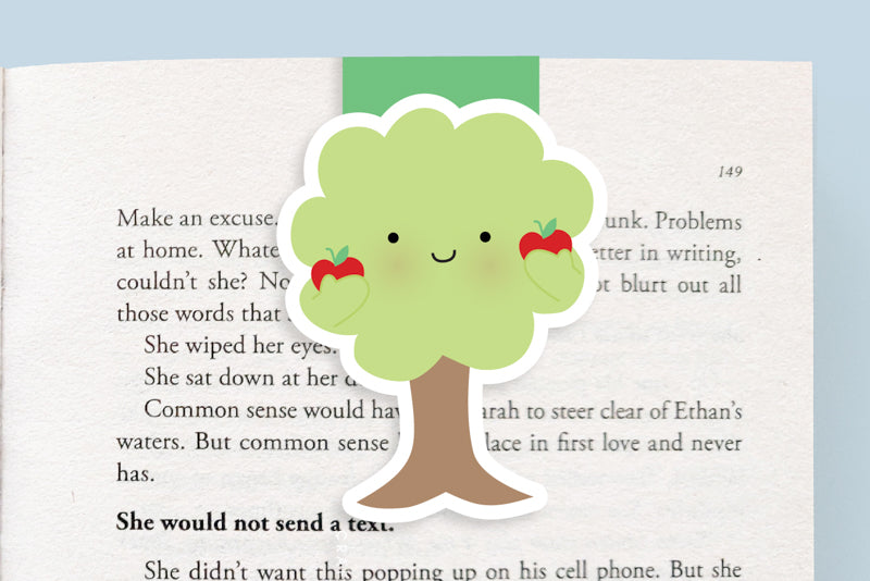 Apple Tree Magnetic Bookmark (Jumbo)