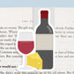 Red Wine Magnetic Bookmark (Jumbo)